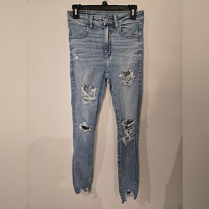 American Eagle Next Level Stretch Distressed Jeans Size 6